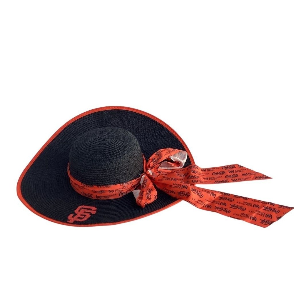 San Francisco Giants Women's‎ Orange Floppy Sun Hat Kentucky Derby 2023